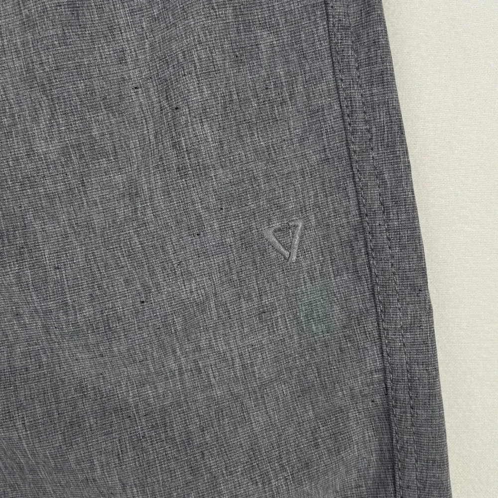 Vissla Mens Gray Upcycled Poly Cotton Stretch Hybrid Walk Shorts Size 30